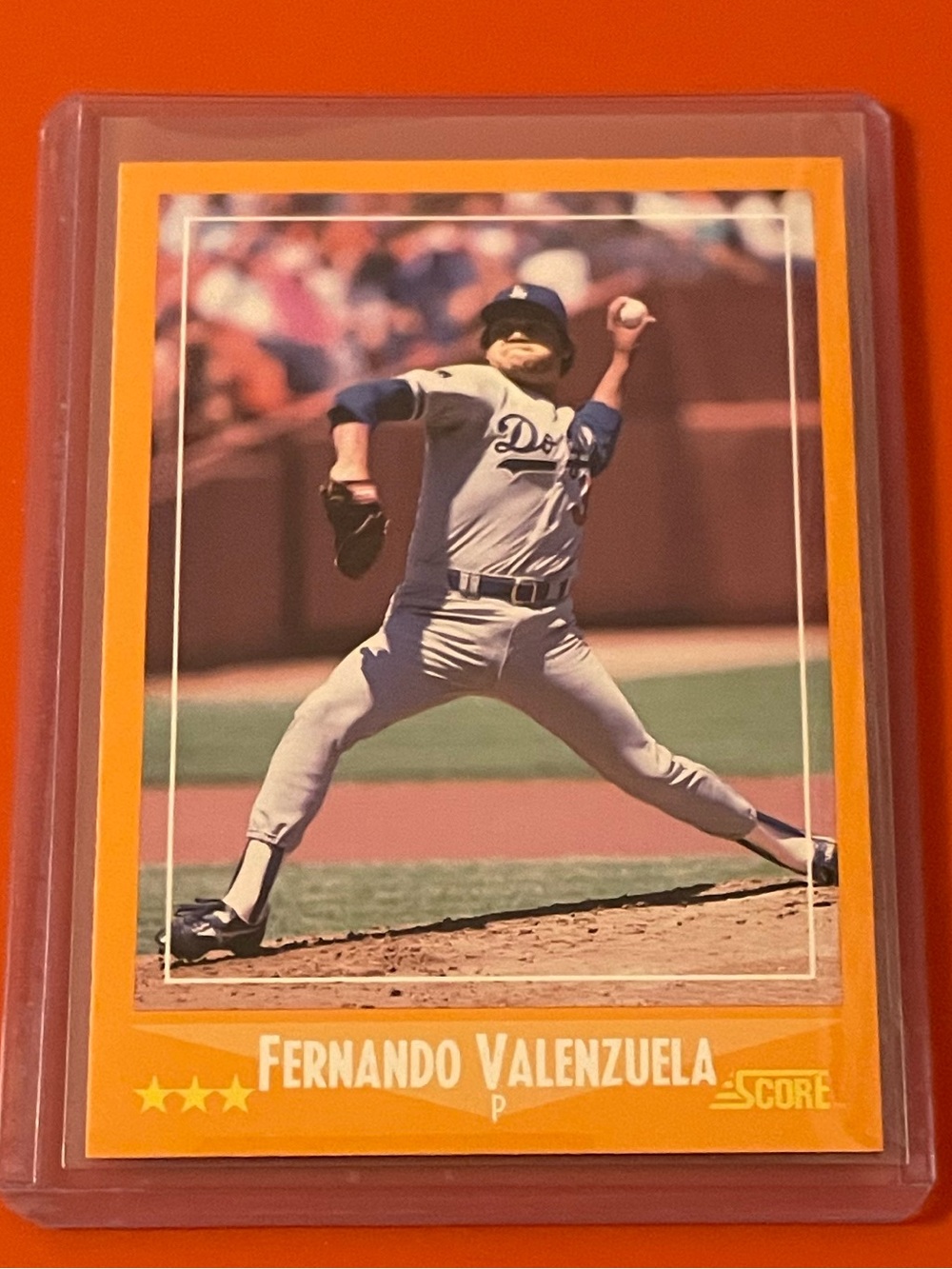 Fernando Valenzuela #600 1988 Score Baseball Trading Card